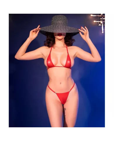 CHILIROSE - CR 4840 MICRO BIKINI ROUGE S/M CHILIROSE - CR 4840 MICRO BIKINI ROUGE S/M