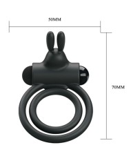 PRETTY LOVE - ANNEAU VIBRATEUR EN SILICONE OSMOND