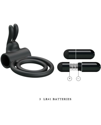 PRETTY LOVE - ANNEAU VIBRATEUR EN SILICONE OSMOND