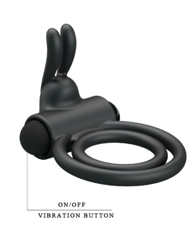 PRETTY LOVE - ANNEAU VIBRATEUR EN SILICONE OSMOND