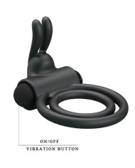 PRETTY LOVE - ANNEAU VIBRATEUR EN SILICONE OSMOND