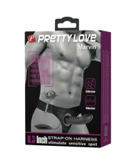 PRETTY LOVE - SANGLE MARVIN AVEC VIBRATION ET GODE CREUX
