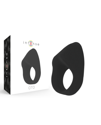 INTENSE - ANNEAU VIBRATEUR RECHARGEABLE NOIR OTO