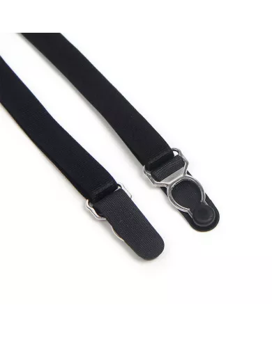 SUBBLIME - 955496 BODY EN DENTELLE AVEC NŒUDS ET JARRETELLES NOIR S/M