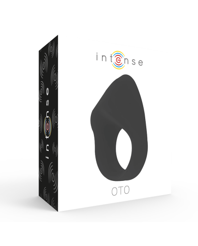 INTENSE - ANNEAU VIBRATEUR RECHARGEABLE NOIR OTO