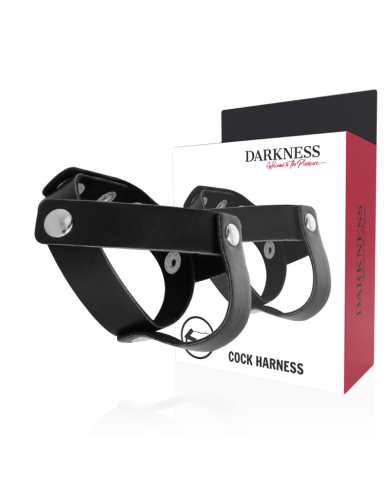 DARKNESS - ANNEAU CUTANÉ POUR PÉNIS ET TESTICULES