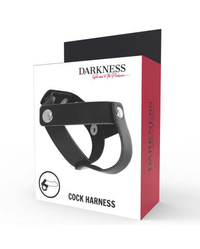 DARKNESS - ANNEAU CUTANÉ POUR PÉNIS ET TESTICULES
