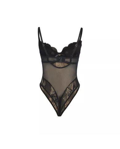 SUBBLIME - 955625 BODY EN DENTELLE AVEC FERMETURE EN BAS NOIR L/XL SUBBLIME - 955625 BODY EN DENTELLE AVEC FERMETURE EN BAS NOIR L/XL