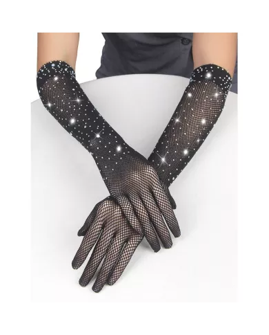 SUBBLIME - 957469GANTS SHINE TRANSPARENTS NOIRS S/M