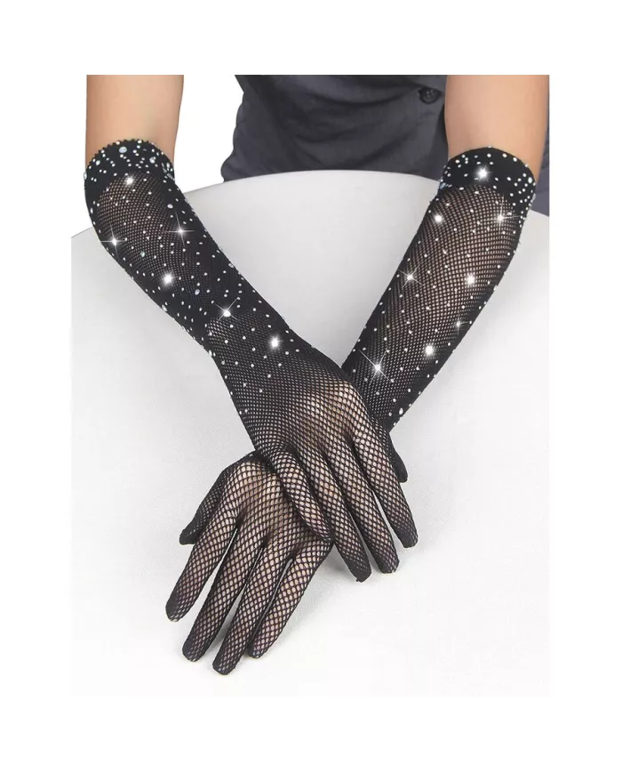 SUBBLIME - 957469GANTS SHINE TRANSPARENTS NOIRS S/M