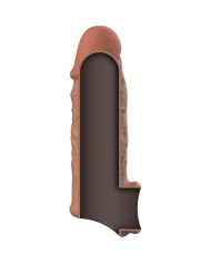 VIRILXL - EXTENSION DE PÉNIS EN SILICONE LIQUIDE V7 MARRON