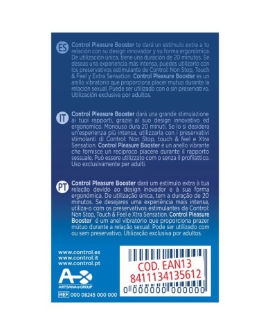 CONTROL - ANNEAU VIBRATEUR PLEASURE BOOSTER