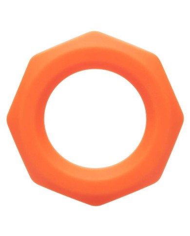 CALEXOTICS - BAGUE ALPHA SEXAGON ORANGE