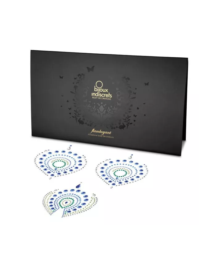 BIJOUX - INDISCRETS FLAMBOYANT BLEU&VERT BIJOUX - INDISCRETS FLAMBOYANT BLEU&VERT