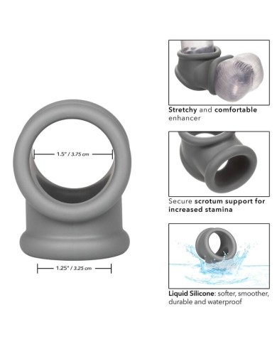 CALEXOTICS - BAGUE ALPHA PRECISION GRIS
