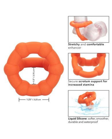 CALEXOTICS - BAGUE ALPHA ALL STAR ORANGE