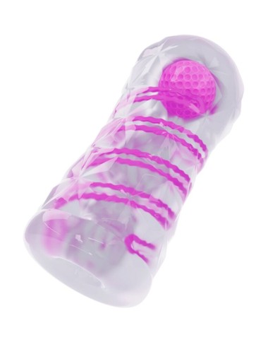 PRETTY LOVE - MASTURBATEUR MASCULIN FANTASY AVEC SPIRALE INTERNE ET BALLES TRANSPARENTES