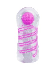 PRETTY LOVE - MASTURBATEUR MASCULIN FANTASY AVEC SPIRALE INTERNE ET BALLES TRANSPARENTES