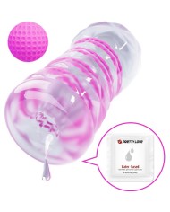 PRETTY LOVE - MASTURBATEUR MASCULIN FANTASY AVEC SPIRALE INTERNE ET BALLES TRANSPARENTES
