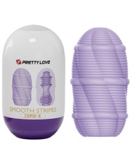 PRETTY LOVE - OEUF MASTURBATEUR CUPID RAYURES LISSES