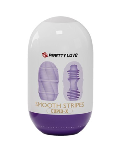PRETTY LOVE - OEUF MASTURBATEUR CUPID RAYURES LISSES