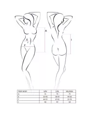 PASSION - FEMME TRIXY TEDDY NOIR TAILLE L/XL