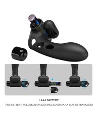 PRETTY LOVE - COUVERCLE DE DOIGT VIBRATEUR ORLANDO NOIR