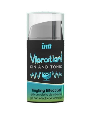 INTT - GEL VIBRATEUR LIQUIDE PUISSANT STIMULANT INTIME GIN & TONIC 15ML