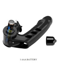 PRETTY LOVE - COUVERCLE DE DOIGT VIBRATEUR CORBIN NOIR
