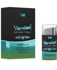 INTT - GEL VIBRATEUR LIQUIDE PUISSANT STIMULANT INTIME GIN & TONIC 15ML