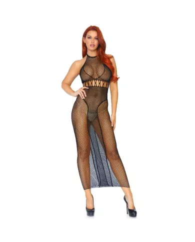 LEG AVENUE - ROBE SANS DOS DOUBLE FILET LISSE LEG AVENUE - ROBE SANS DOS DOUBLE FILET LISSE