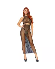 LEG AVENUE - ROBE SANS DOS DOUBLE FILET LISSE LEG AVENUE - ROBE SANS DOS DOUBLE FILET LISSE