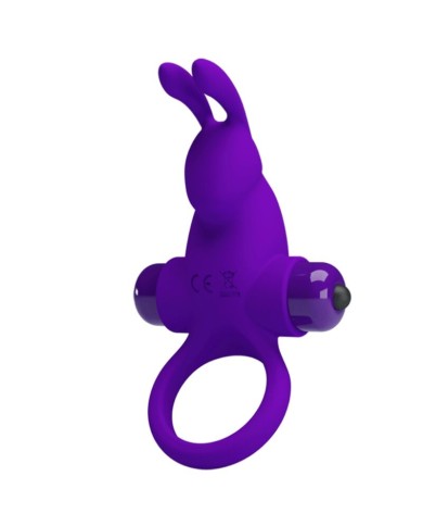 PRETTY LOVE - ANNEAU VIBRATEUR I RABBIT POUR PÉNIS VIOLET