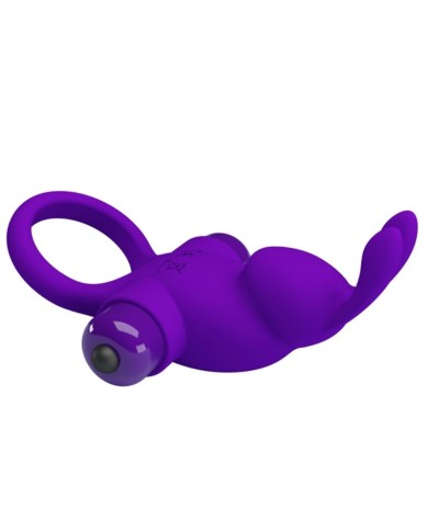 PRETTY LOVE - ANNEAU VIBRATEUR I RABBIT POUR PÉNIS VIOLET