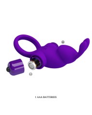PRETTY LOVE - ANNEAU VIBRATEUR I RABBIT POUR PÉNIS VIOLET