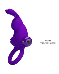 PRETTY LOVE - ANNEAU VIBRATEUR I RABBIT POUR PÉNIS VIOLET