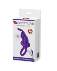 PRETTY LOVE - ANNEAU VIBRATEUR I RABBIT POUR PÉNIS VIOLET