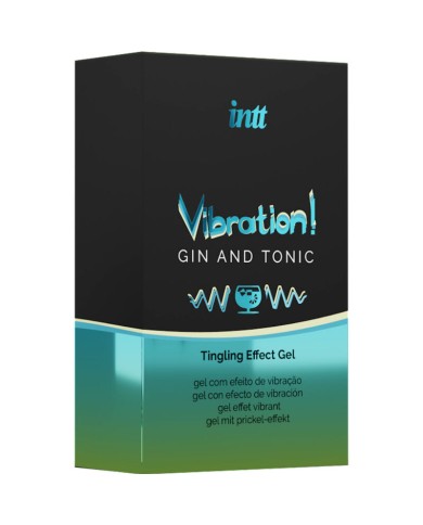 INTT - GEL VIBRATEUR LIQUIDE PUISSANT STIMULANT INTIME GIN & TONIC 15ML