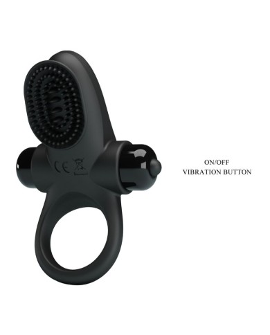PRETTY LOVE - VIBRATOR RING II POUR LE PÉNIS NOIR