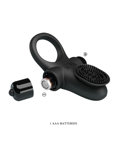PRETTY LOVE - VIBRATOR RING II POUR LE PÉNIS NOIR