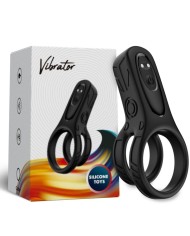 ARMONY - VIBRATEUR DOUBLE ANNEAU NOIR