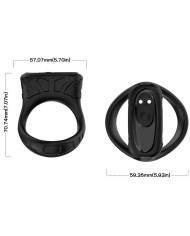ARMONY - ANNEAU VIBRATEUR & MULTIPOSITION NOIR