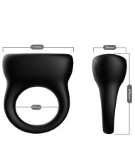 ARMONY - ANNEAU VIBRATEUR NOIR