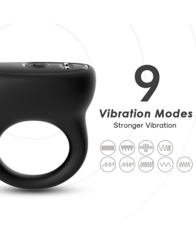 ARMONY - ANNEAU VIBRATEUR NOIR