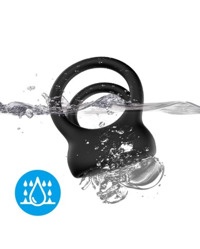 ARMONY - VIBRATEUR DOUBLE ANNEAU NOIR