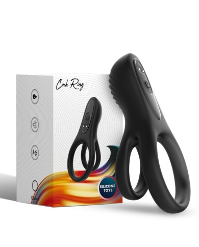 ARMONY - VIBRATEUR DOUBLE ANNEAU NOIR