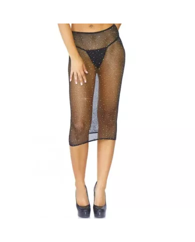 LEG AVENUE - RÉSILLE CRISTALISÉE MULTIDRESS NOIR OS LEG AVENUE - RÉSILLE CRISTALISÉE MULTIDRESS NOIR OS