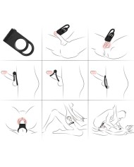 ARMONY - TWINS DOUBLE VIBRATEUR POUR COUPLES NOIR