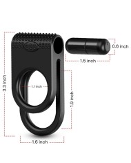 ARMONY - TWINS DOUBLE VIBRATEUR POUR COUPLES NOIR