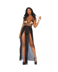 LEG AVENUE - ROBE MAXI CAGE ET STRING S/M LEG AVENUE - ROBE MAXI CAGE ET STRING S/M